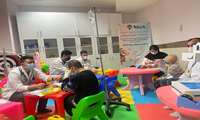 اجرای پروژه بیمارستان خرس عروسکی توسط دانشجویان پزشکی  درمرکز آموزشی درمانی شهید مطهری
