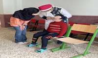 حضور اکیپ دندانپزشکی مرکز آموزشی درمانی شهید مطهری  با همکاری مرکز بهداشت در مدرسه کودکان اتیسم 