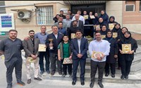 ‎تجلیل از مقام آوران رشته های مختلف ورزشی در مرکز